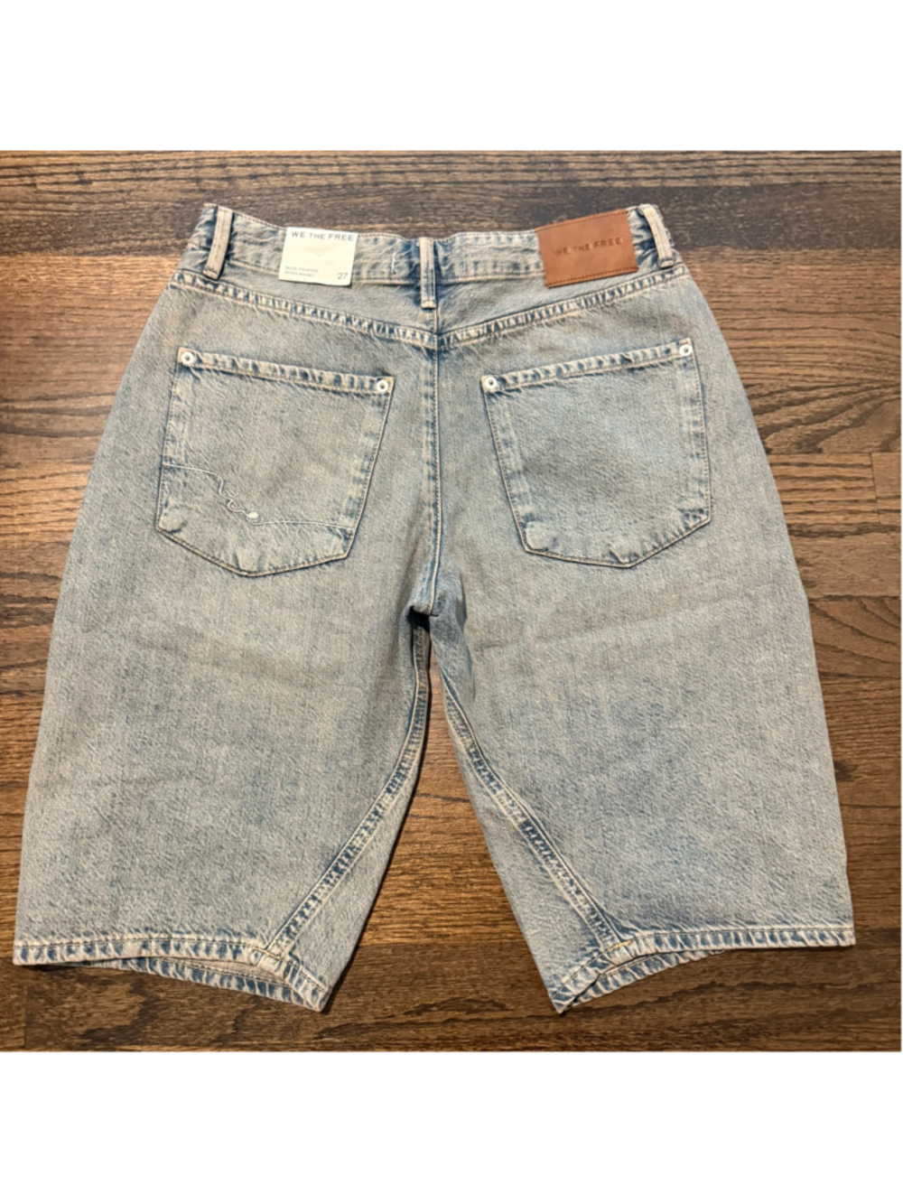 NWT Free People Blushed Blue Vintage Jean Shorts Size 27